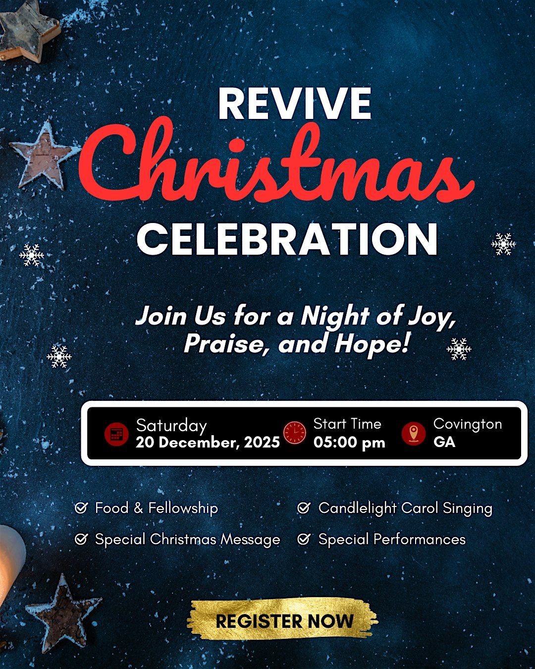 Revive Christmas Celebration, 20 December | Event in Covington | AllEvents