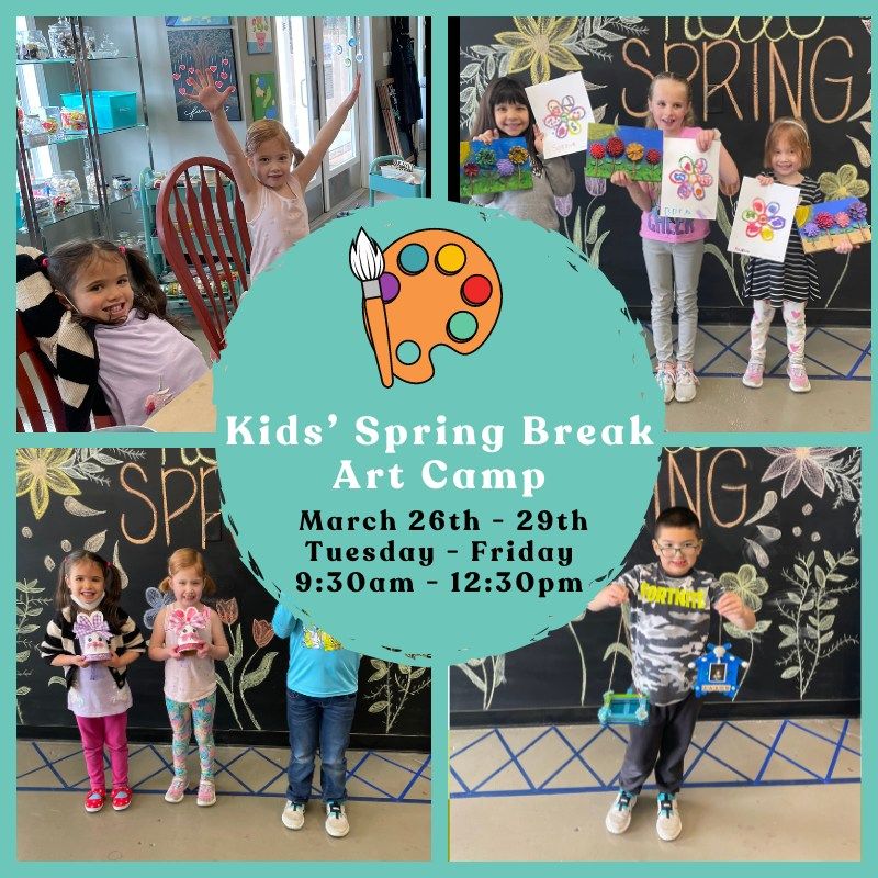 Kids Spring Break Art Camp Week 1, Pinspiration Albuquerque, 26 March