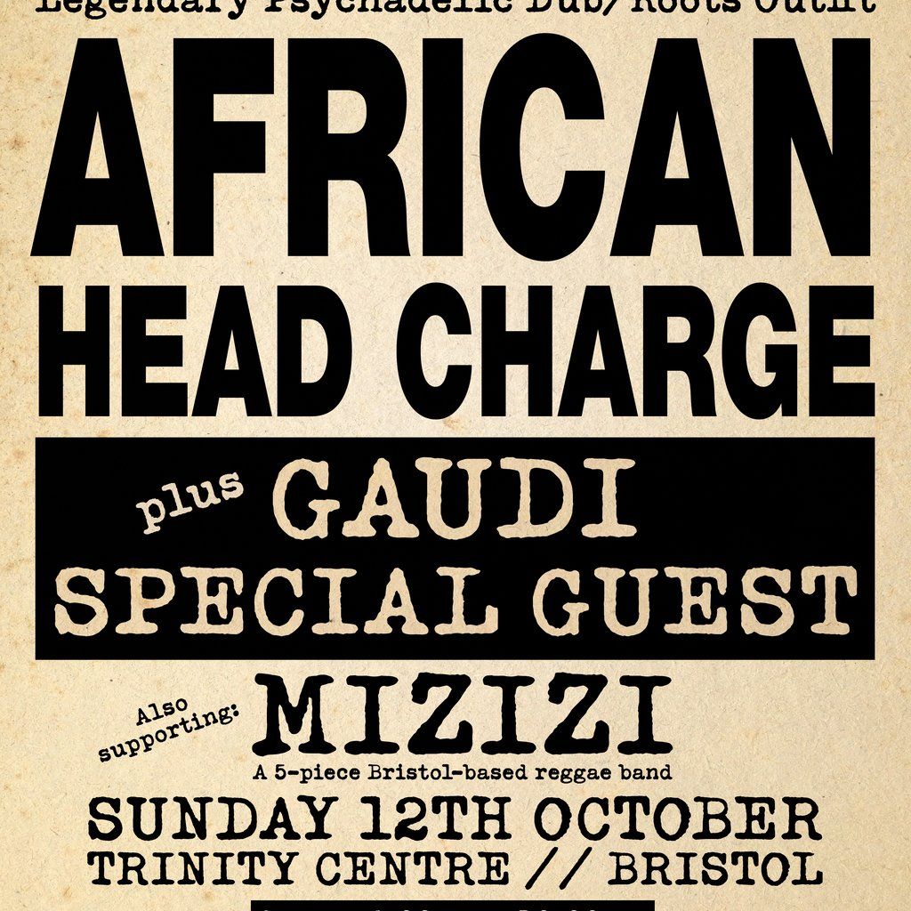 African Head Charge / Sunday 12 Oct / Trinity Centre / Bristol, 12 October | Event in Bristol | AllEvents