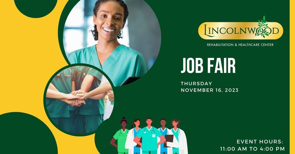 Lincolnwood Job Fair, 610 Smithfield Road, North Providence, RI 02904