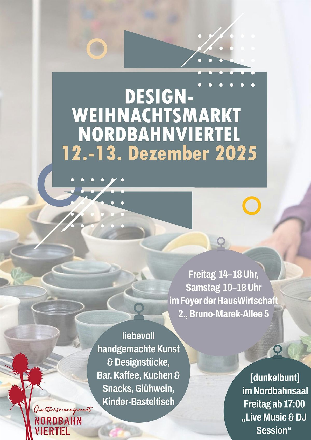 Design Weihnachtsmarkt Nordbahnviertel, 12 December | Event in Wien | AllEvents