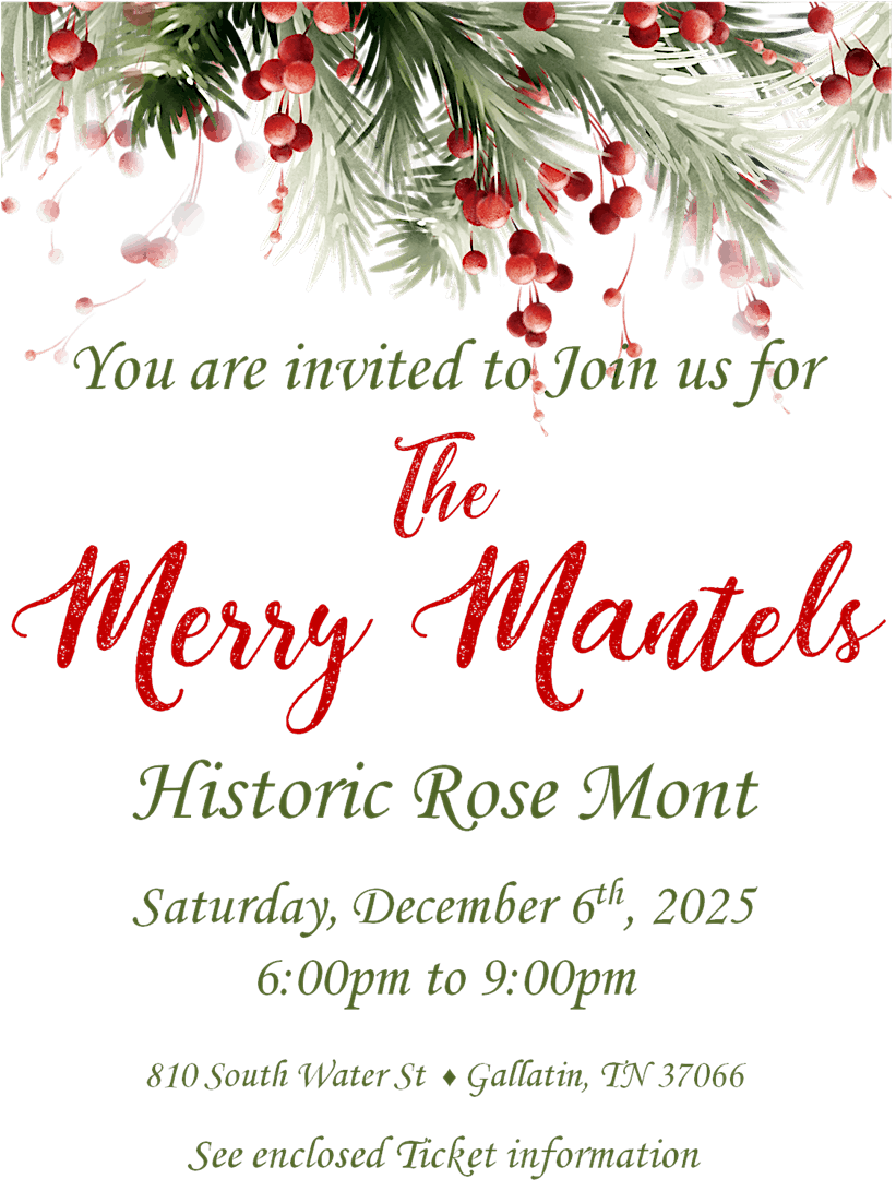 The Merry Mantels 2025, 6 December | Event in Gallatin | AllEvents