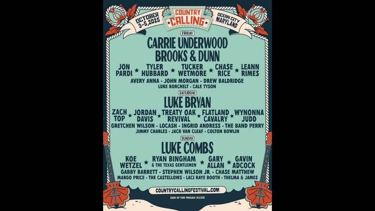 Country Calling Festival - Friday with Carrie Underwood, Brooks & Dunn and more, 3 October | Event in Ocean City