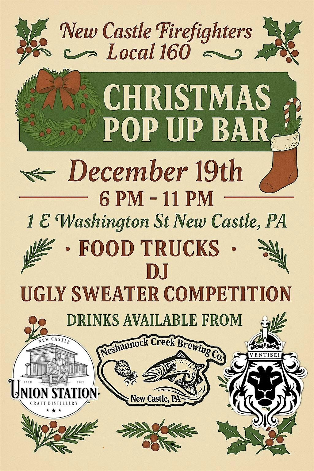 NCFD Christmas Pop-up Bar, 19 December | Event in New Castle | AllEvents