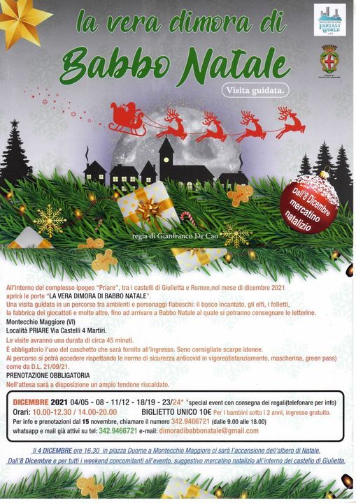 la vera dimora di babbo natale priare montecchio maggiore december 4 2021 allevents in