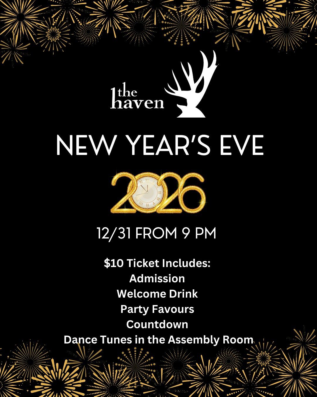 New Year's Eve at The Haven, 31 December | Event in Boston | AllEvents