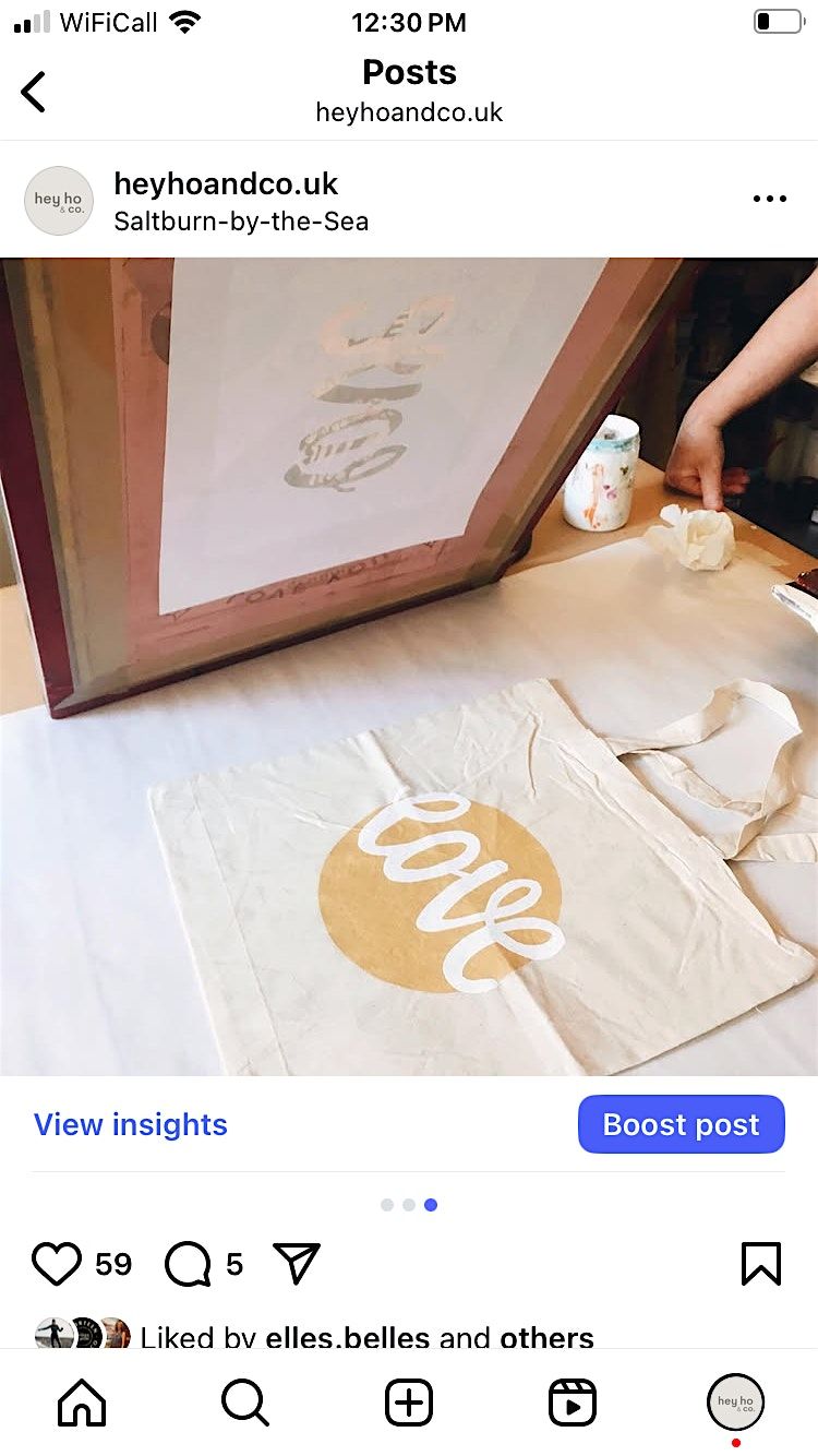 Screen Printing on Fabric - Tote bag, Gift Bag or Stocking, 17 December | Event in Redcar | AllEvents