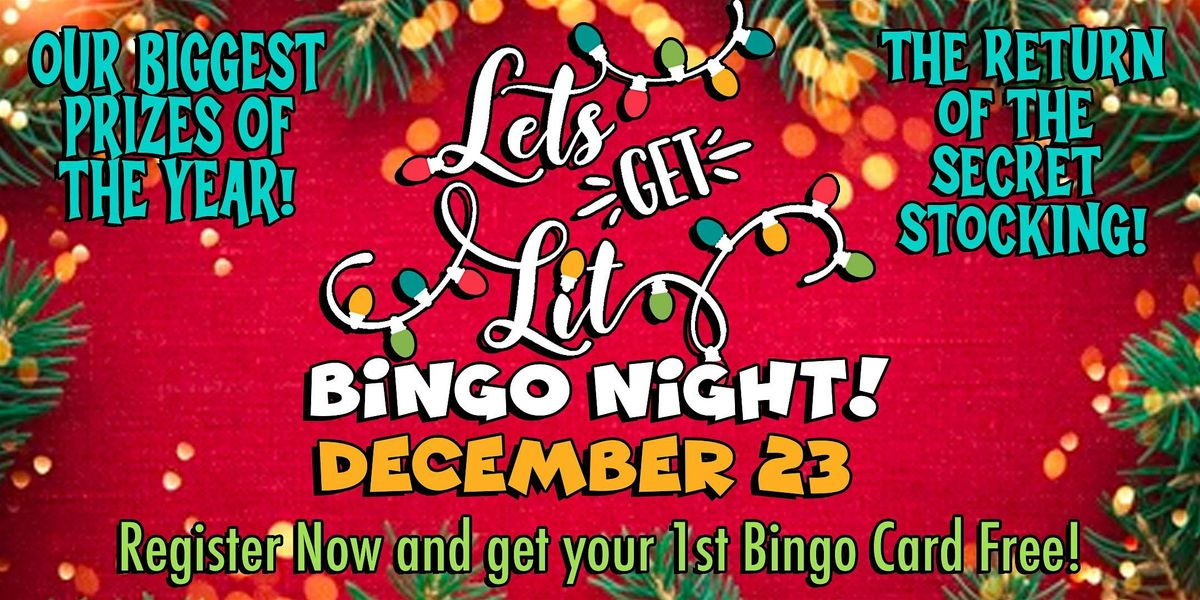 Let's Get Lit Bingo Night at the Brit!, 23 December | Event in San Jose | AllEvents