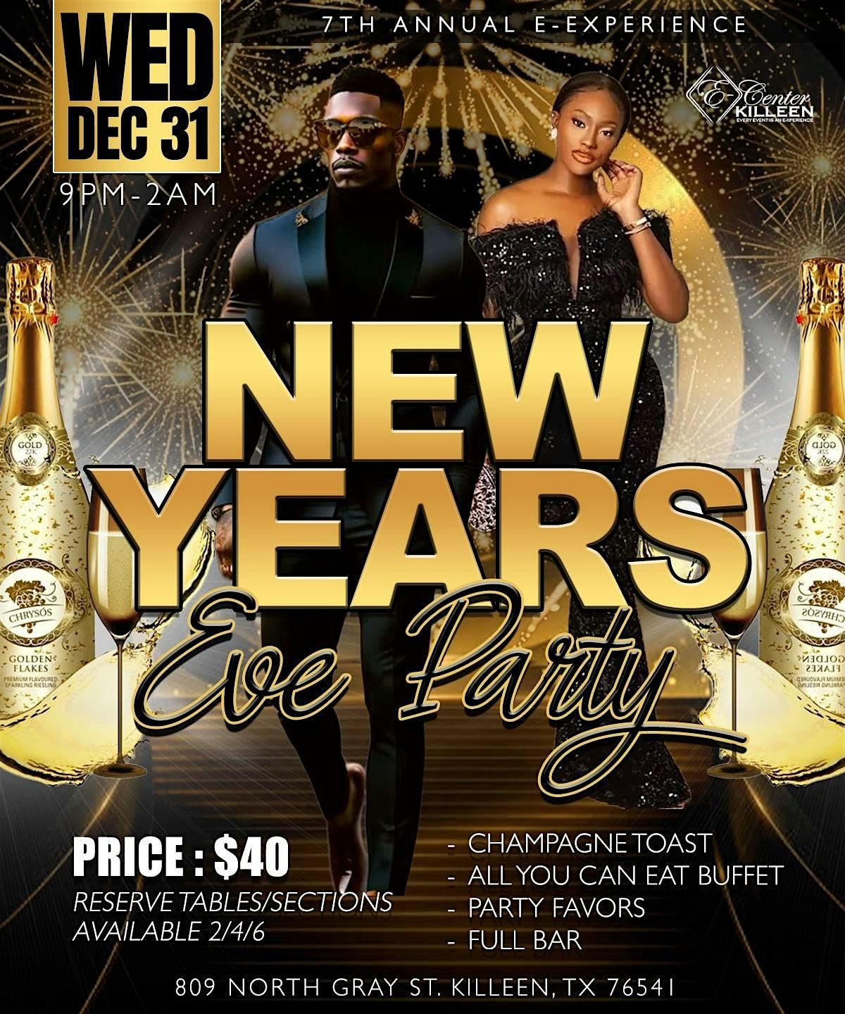 NEW YEARS EVE PARTY (7th Annual), 31 December | Event in Killeen | AllEvents
