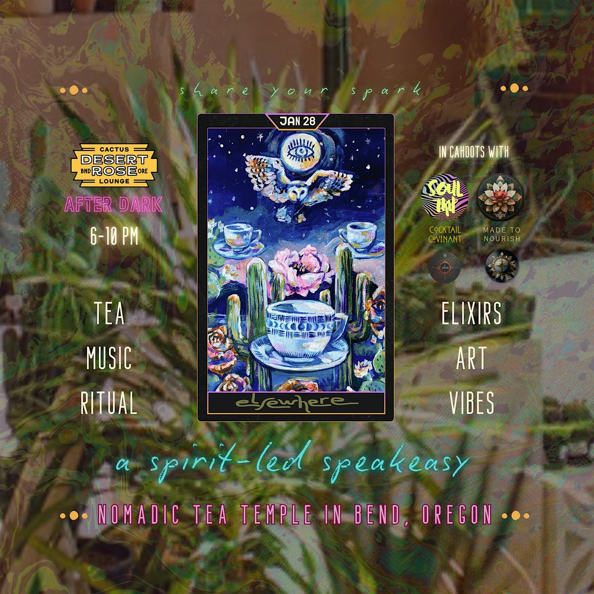 ELSEWHERE (after dark): A Spirit-Led Speakeasy