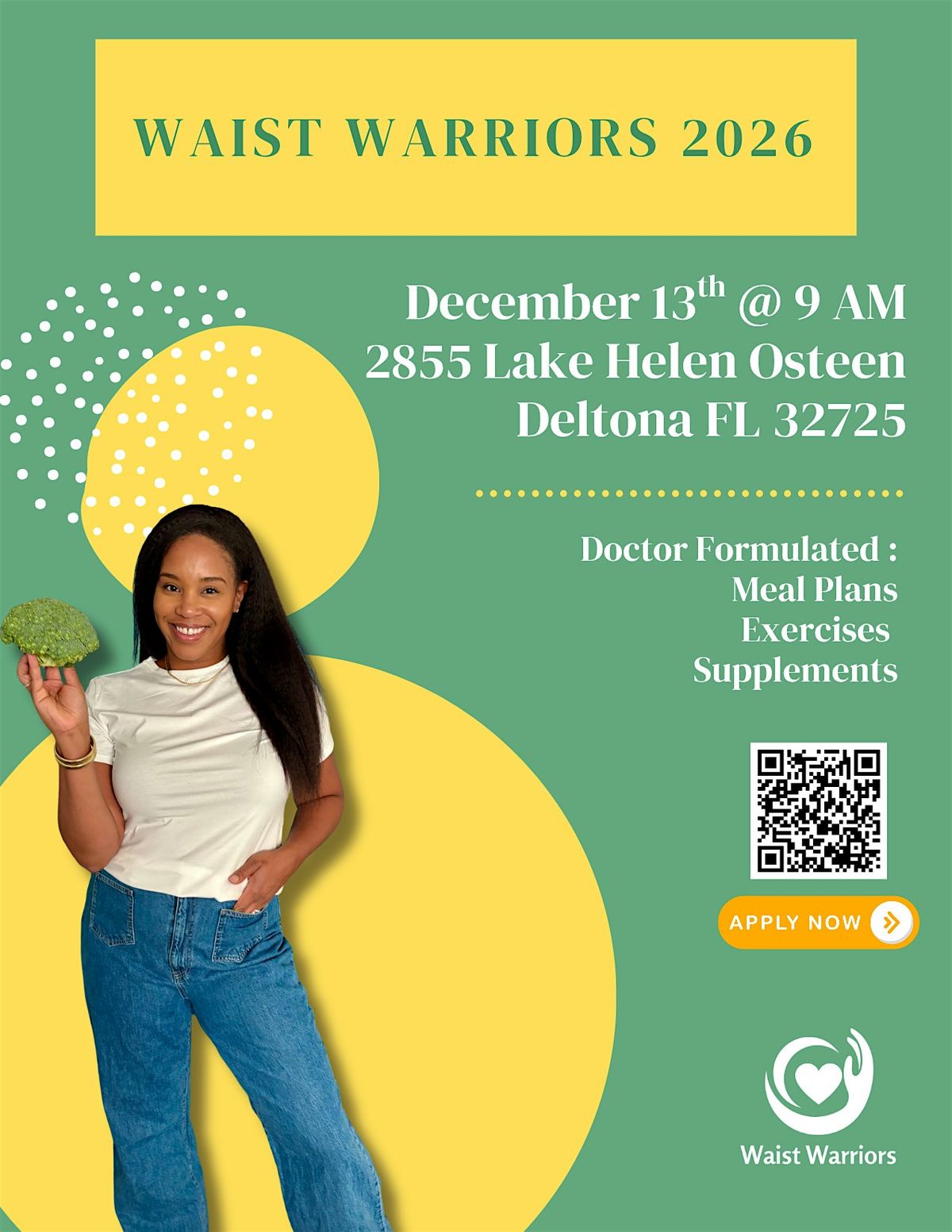 Waist Warriors Program Interest Meeting, 13 December | Event in Deltona | AllEvents