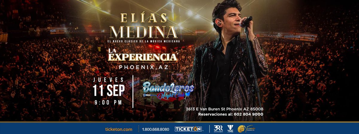 ELIAS MEDINA EN PHOENIX, 11 September | Event in Phoenix | AllEvents
