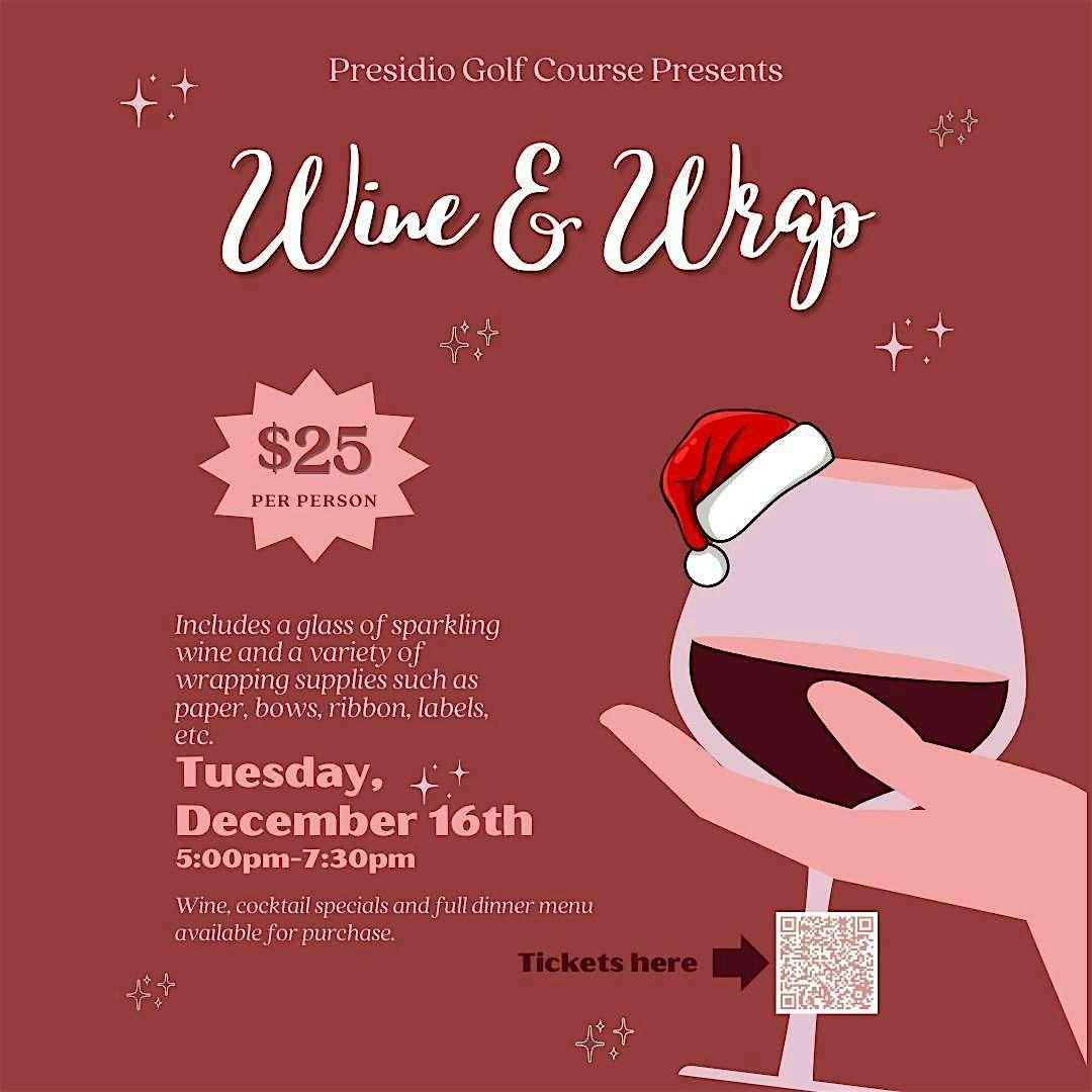 Wine & Wrap at Ironwoods Bar & Grill, 16 December | Event in San Francisco | AllEvents