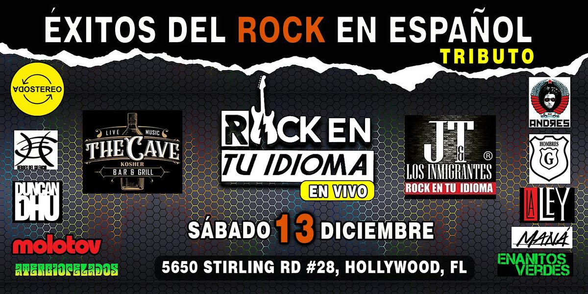 Éxitos del Rock En Español - Tributo en Vivo, 13 December | Event in Hollywood | AllEvents
