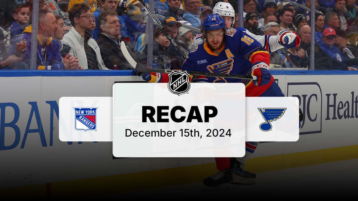 St. Louis Blues at New York Rangers at Madison Square Garden, 24 November | Event in New York | AllEvents
