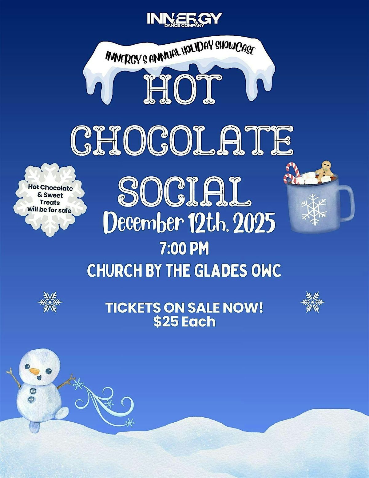 INNERGY Dance Company: Hot Chocolate Social 2025, 12 December | Event in Coral Springs | AllEvents