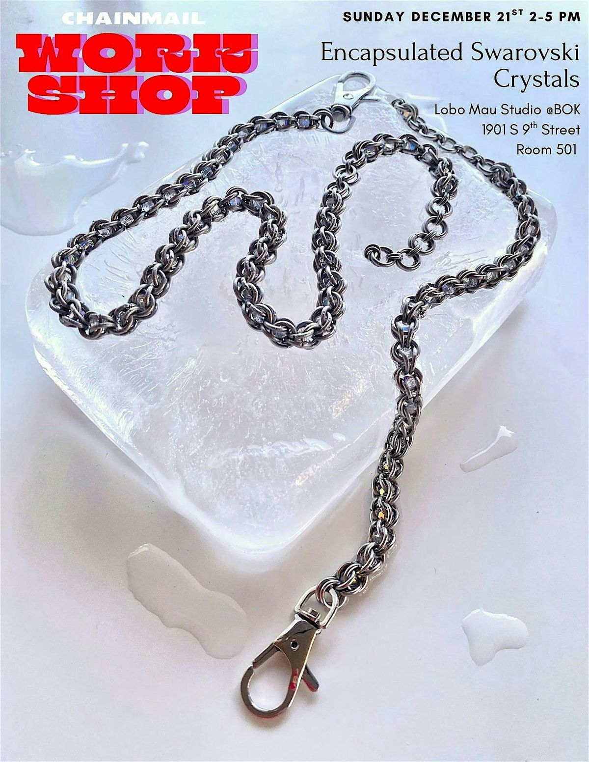 Chainmail Workshop: Encapsulated Swarovski Crystals, 21 December | Event in Philadelphia | AllEvents