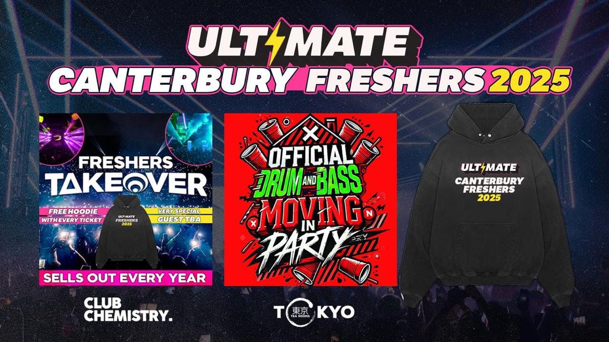 ULTIMATE CANTERBURY FRESHERS 2025 ⚡ FREE Freshers Hoodie with Every Ticket!, 28 September | Event in Canterbury