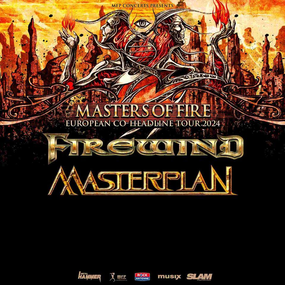 FIREWIND & MASTERPLAN Masters of Fire Tour 2024, DAS BETT, Frankfurt ...