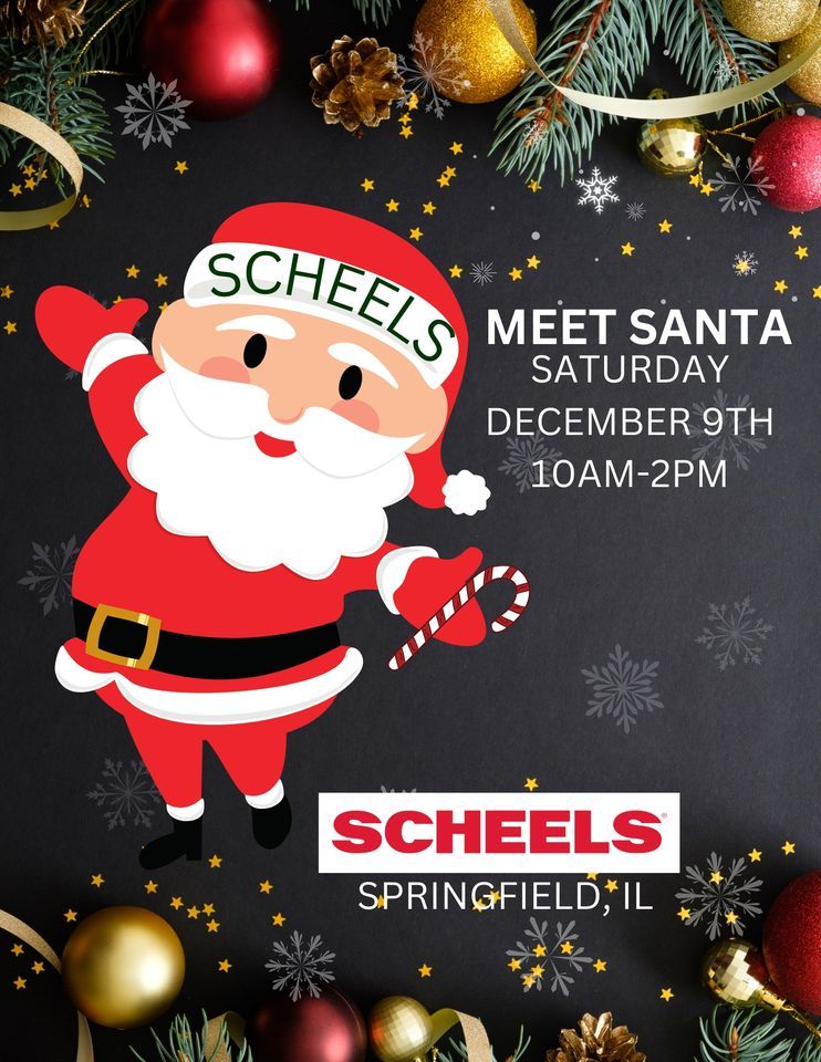 Meet Santa & Mrs. Claus at SCHEELS, 3801 S MacArthur Blvd, Springfield