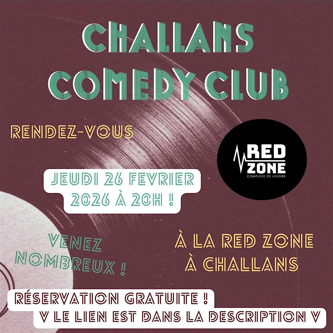 Soirée stand up à la Red Zone, 26 February | Event in Challans | AllEvents