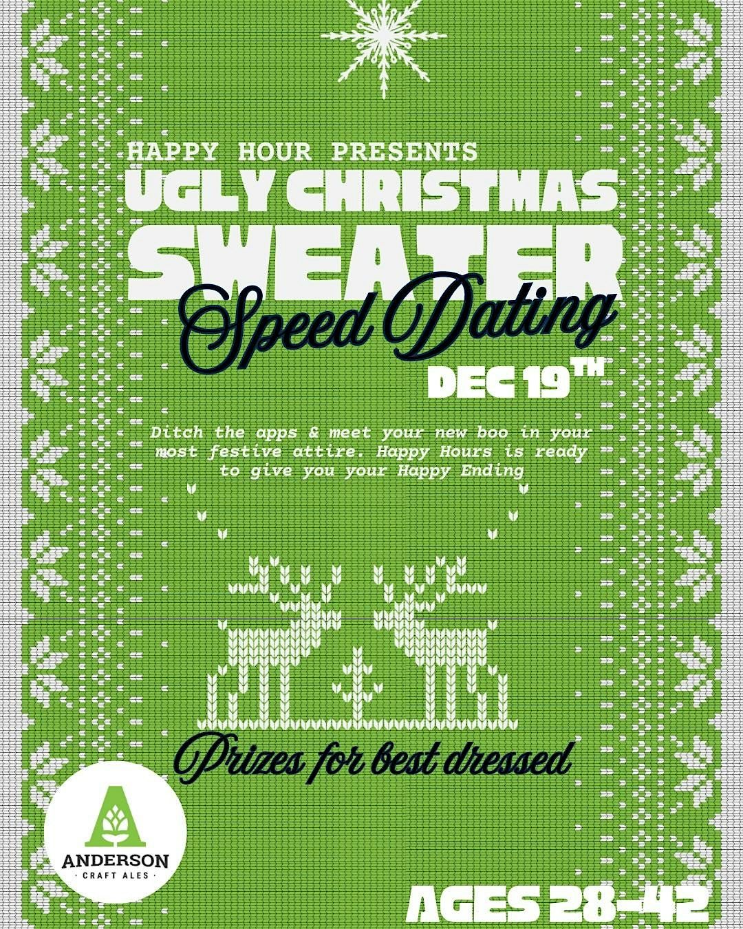 Ugly Sweater Party Speeddating 28-43@Andersons Craft Ales (London), 19 December | Event in London | AllEvents