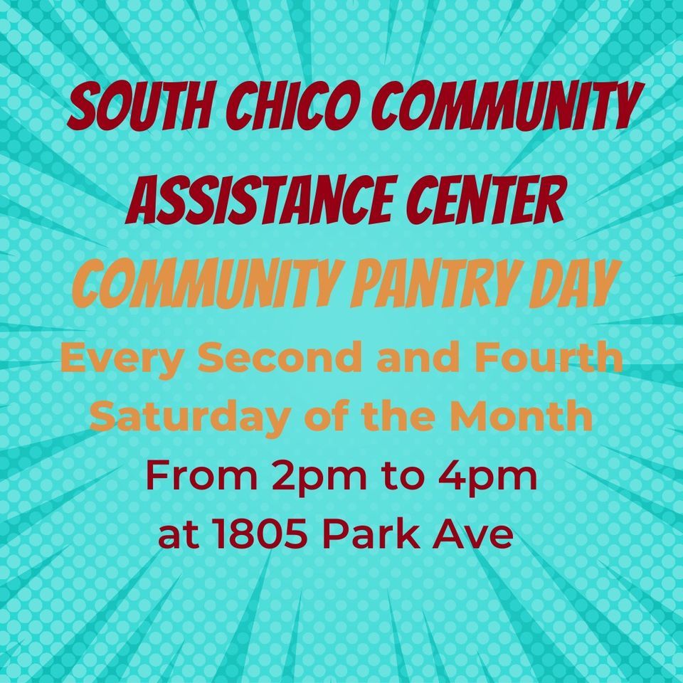 Community Pantry Day 2nd and 4th Saturdays of the Month, 1805 Park Ave