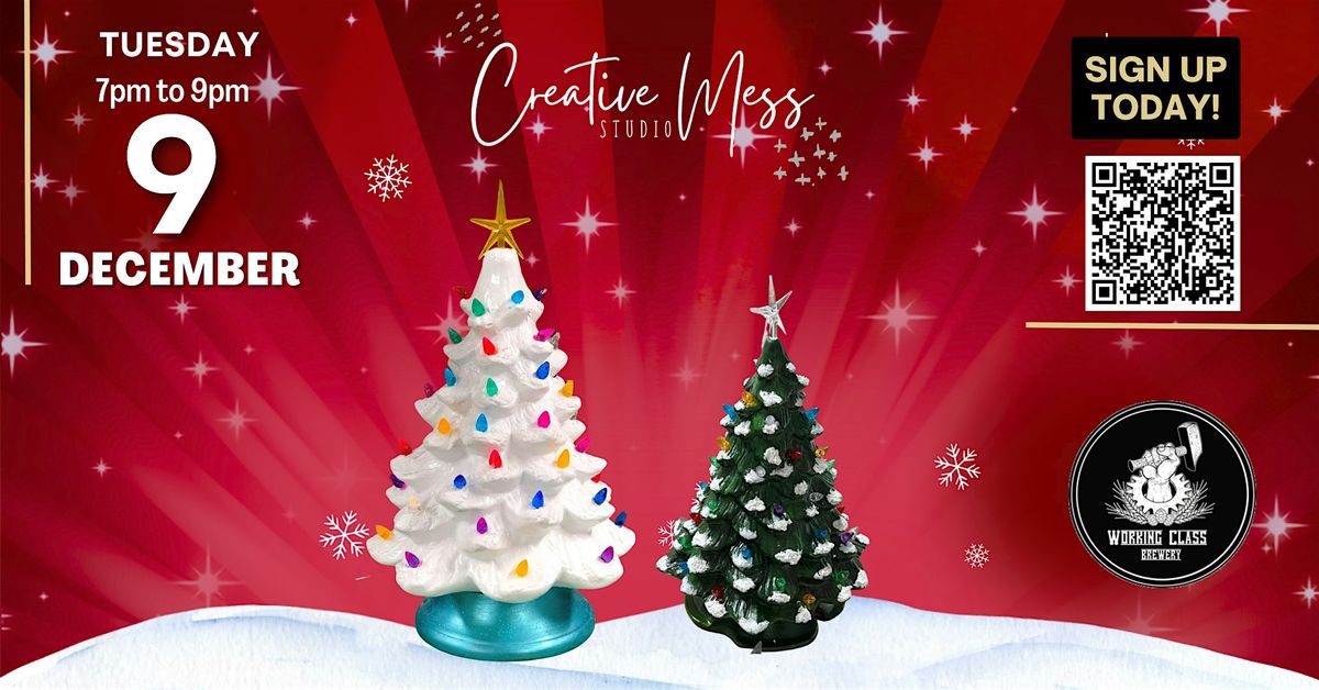 Retro Ceramic Tree Painting | Working Class Brewery, 9 December | Event in Cleveland | AllEvents