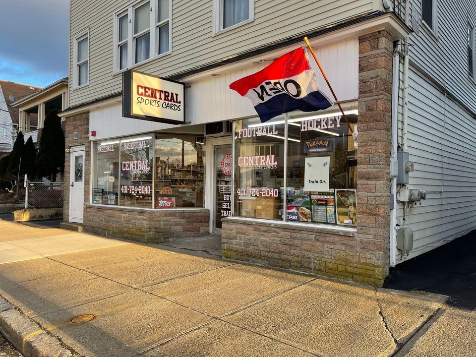 Football Break In Store, Central Sports Cards, Pawtucket, January 26