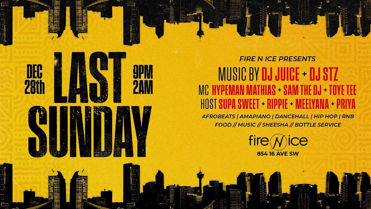 Last Sunday, 28 December | Event in Calgary | AllEvents