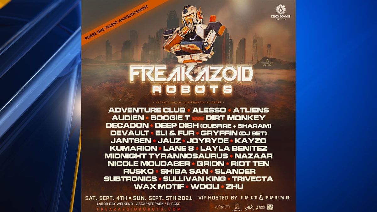 FreakazoidRobots, 26 July | Event in Dallas | AllEvents
