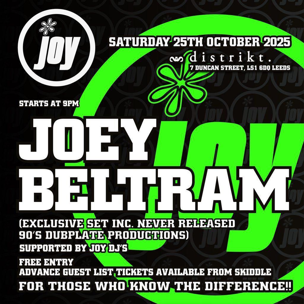 Joy, 25 October | Event in Leeds | AllEvents