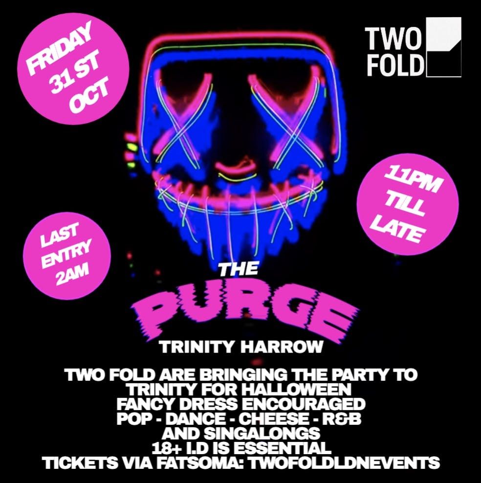 Two Fold Halloween Lauch At Trinity Harrow, 31 October | Event in Harrow | AllEvents