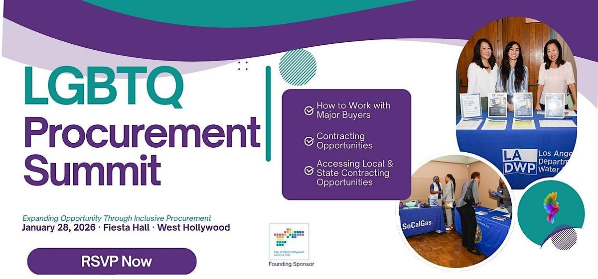 2026 LGBTQ Procurement Forum, 28 January | Event in West Hollywood | AllEvents