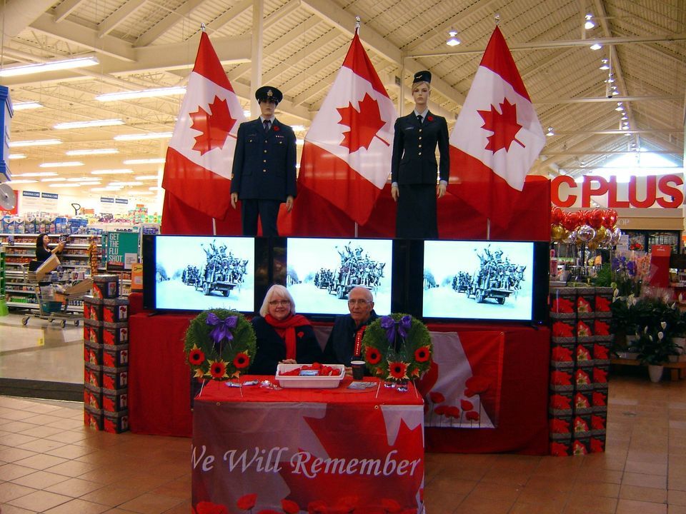 Royal Canadian Legion 2023 Poppy Campaign, Bedford N.S, 27 October 2023