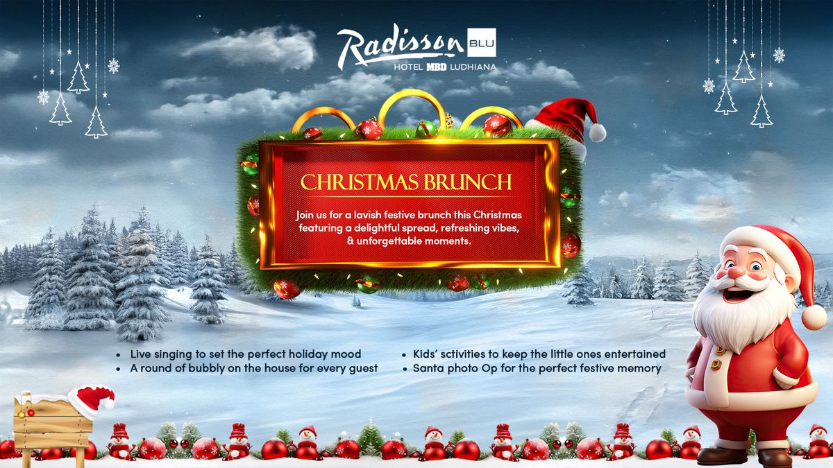Christmas Brunch By Pool at Radisson Blu Ludhiana, 25 December | Event in Barnala | AllEvents