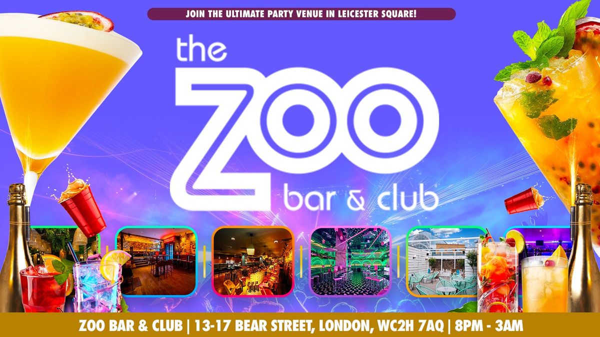 ZOO BAR Every Sunday // Zoo Bar &amp; Club // Commercial, Hip-Hop, R&amp;B, 18 May | Event in London