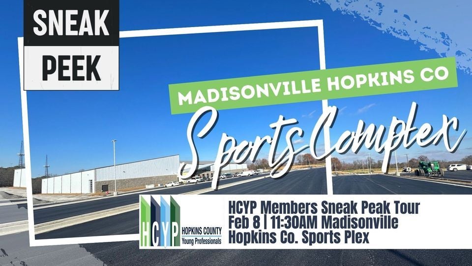 HCYP Members Sneak Peak Tour at Madisonville Hopkins Co. Sports Plex
