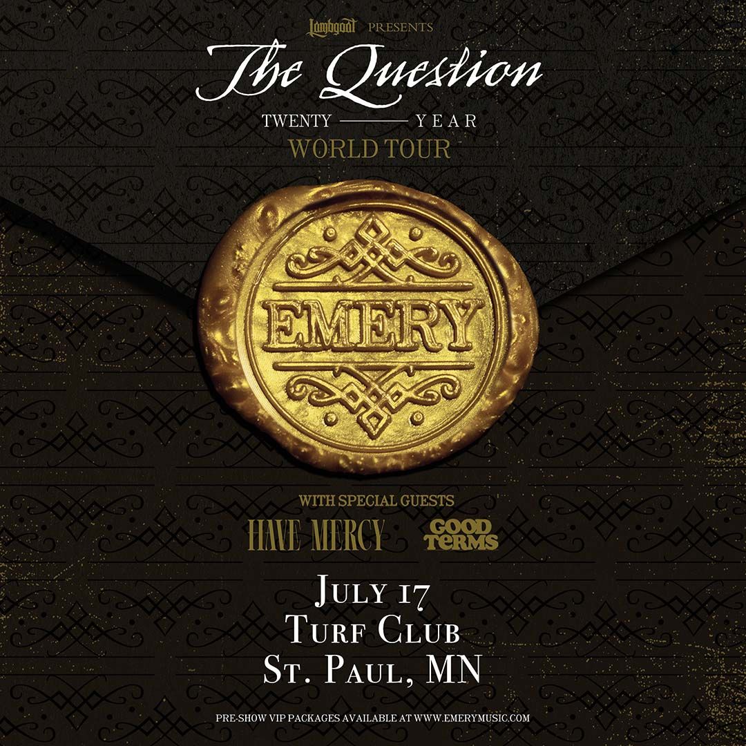 Emery  Have Mercy & Good Terms, 12 July | Event in Grand Rapids | AllEvents
