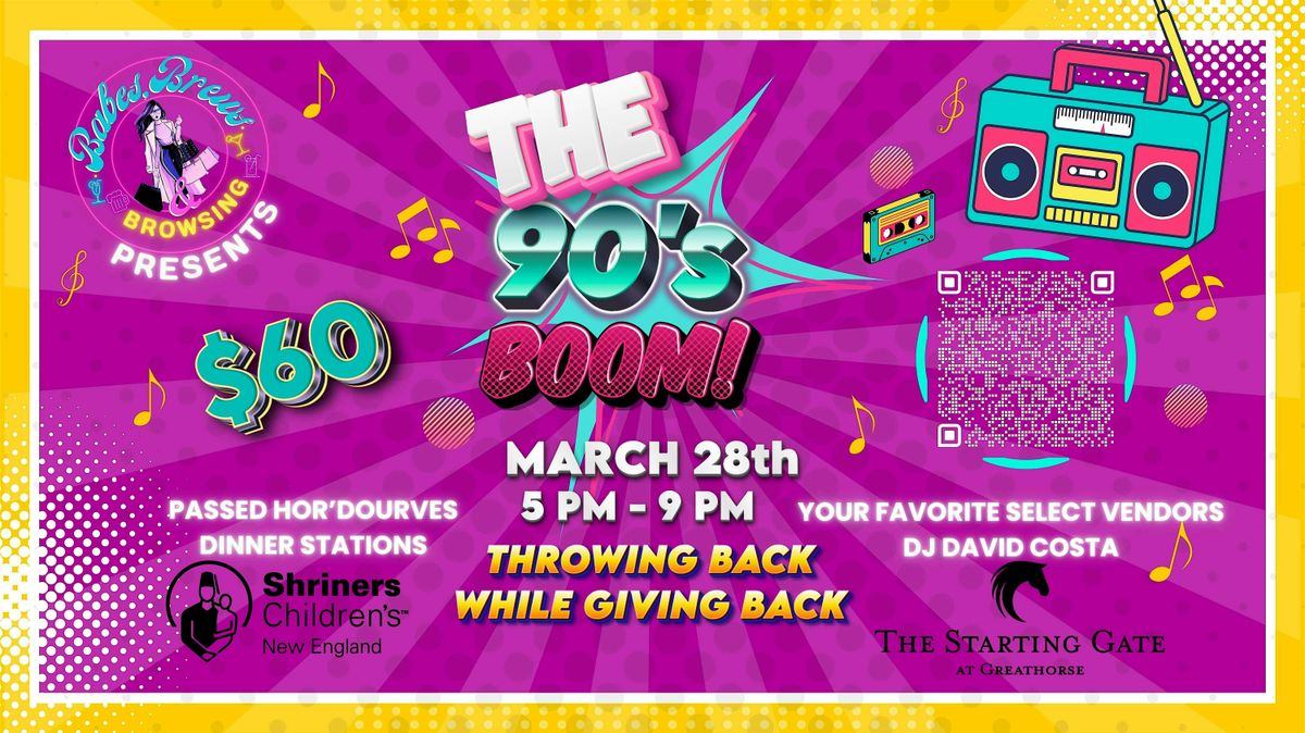 Babes, Brews & The 90’s Boom! Throwing Back While Giving Back, 28 March | Event in Hampden | AllEvents
