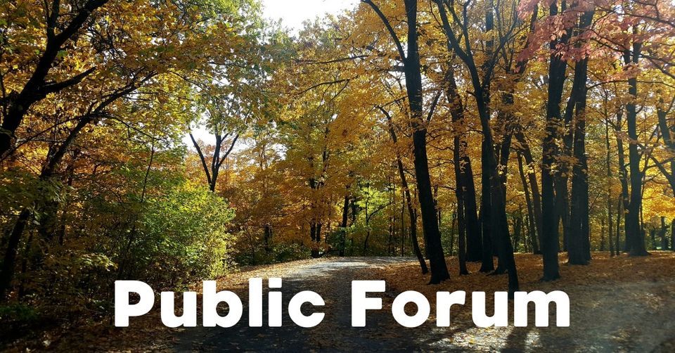 Riverview Park Public Forum, City Hall, Hannibal, January 11 2024
