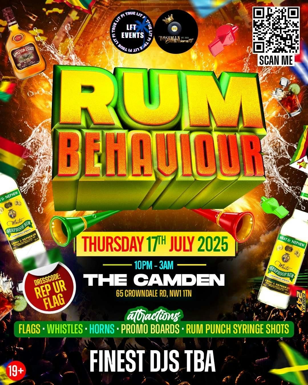 Rum Behaviour🍹!, 17 July | Event in London | AllEvents