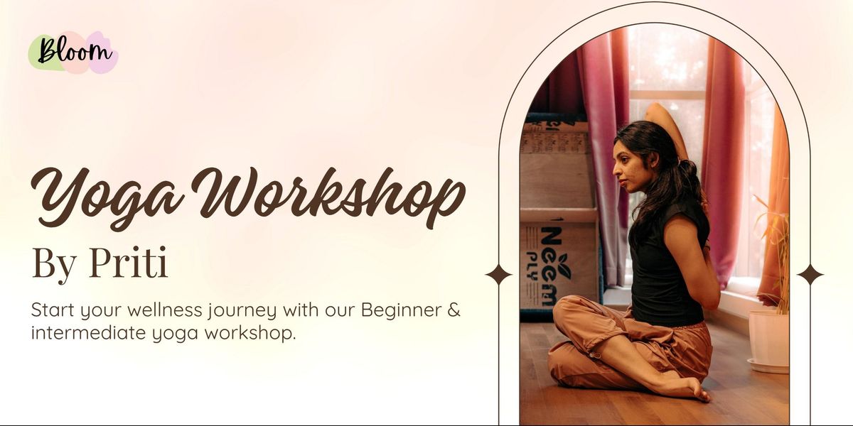 Yoga Workshop By Priti, 26 July | Event in Bangalore | AllEvents