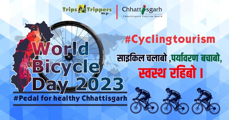 World Bicycle Day 2023, Marine Drive Raipur Telibandha Talab, June 3