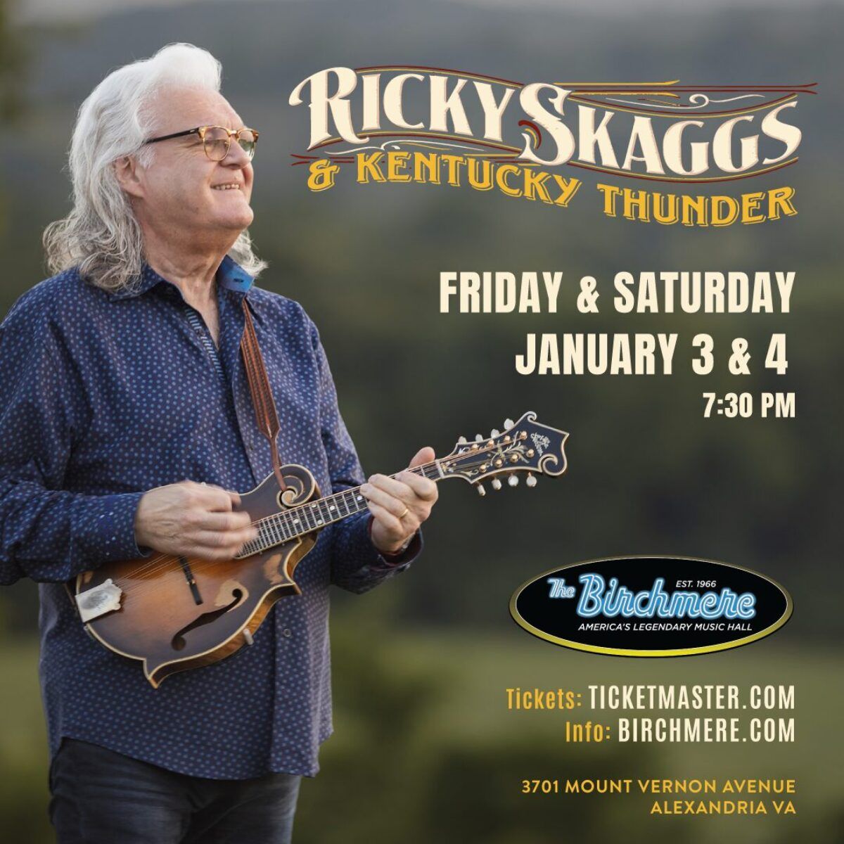Ricky Skaggs at Paramount Theatre Austin, 31 July | Event in Austin | AllEvents