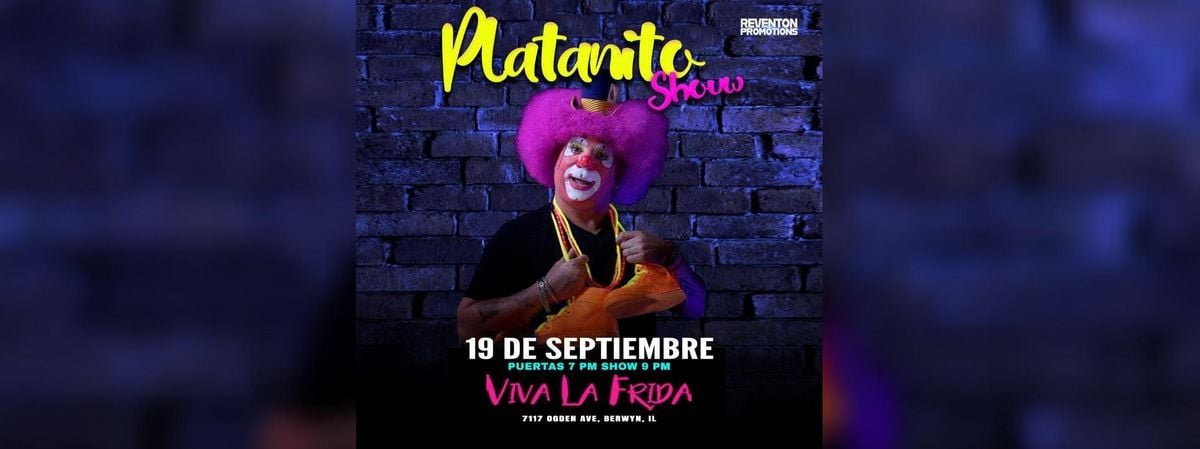 PLATANITO SHOW, 19 September | Event in Berwyn | AllEvents