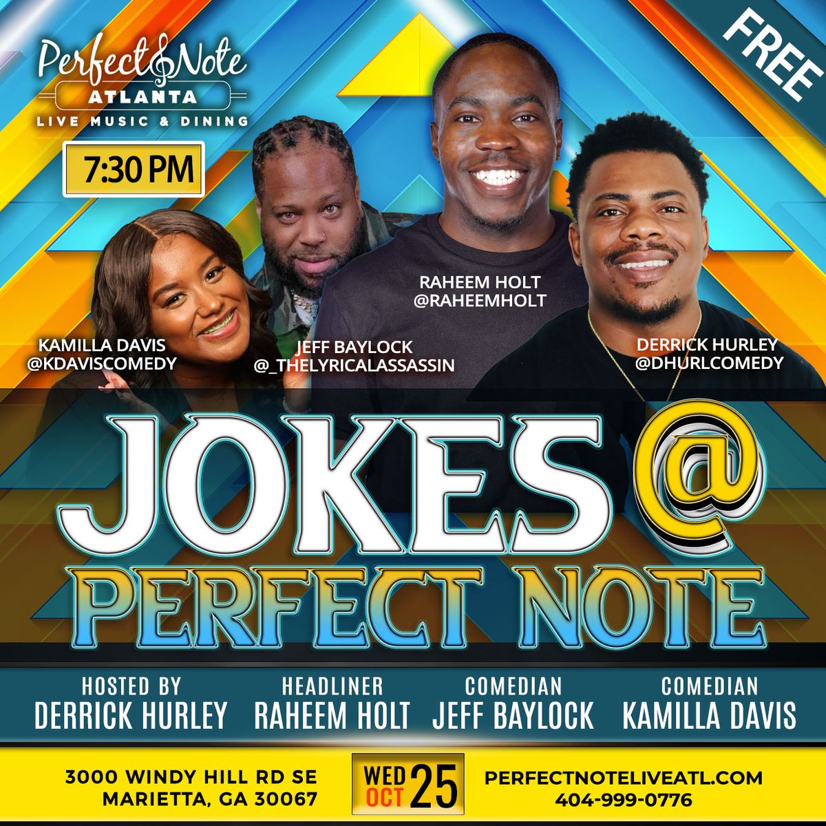 Jokes and Notes at City Winery - Atlanta, 18 July | Event in Atlanta | AllEvents