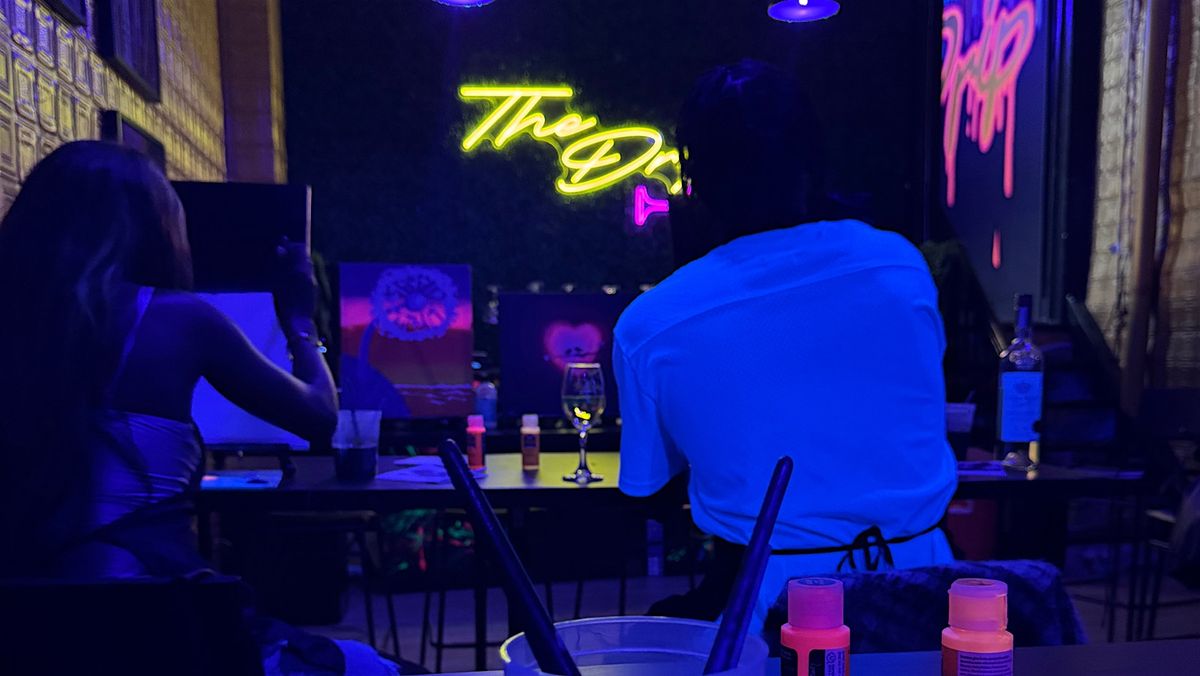 Sip & Glow in the Dark Paint Nite | Event in Jersey City | AllEvents