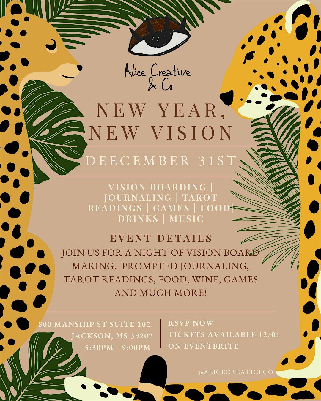New Year, New Vision, 31 December | Event in Jackson | AllEvents