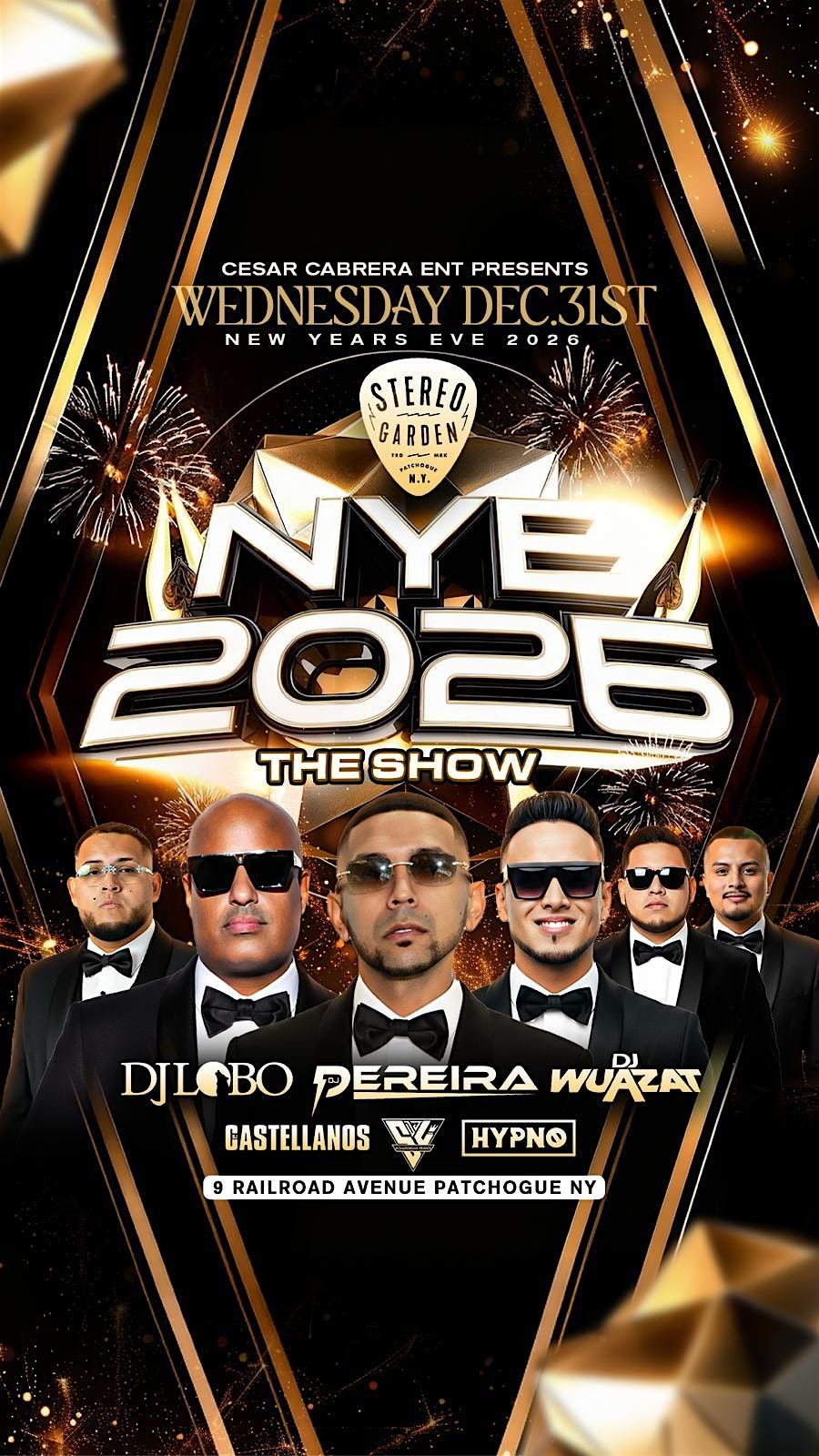NEW YEARS EVE 2026 "The Greatest Show", 31 December | Event in Patchogue | AllEvents